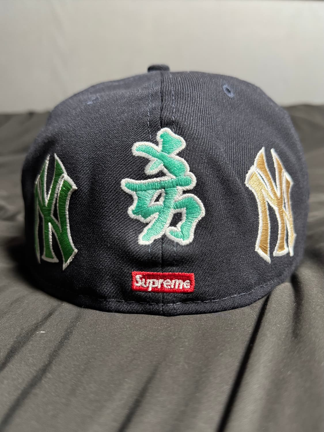 [734] 22FW 슈프림x뉴옥 양키즈 간지 뉴에라 캡 [Navy] 상품이미지2