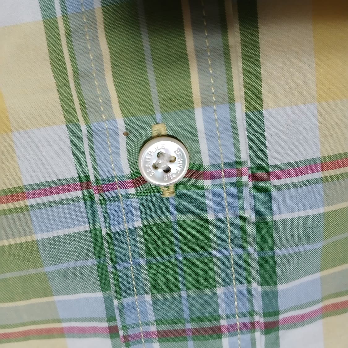 beanpole 빈폴 체크 셔츠 남방 반팔 상품이미지6