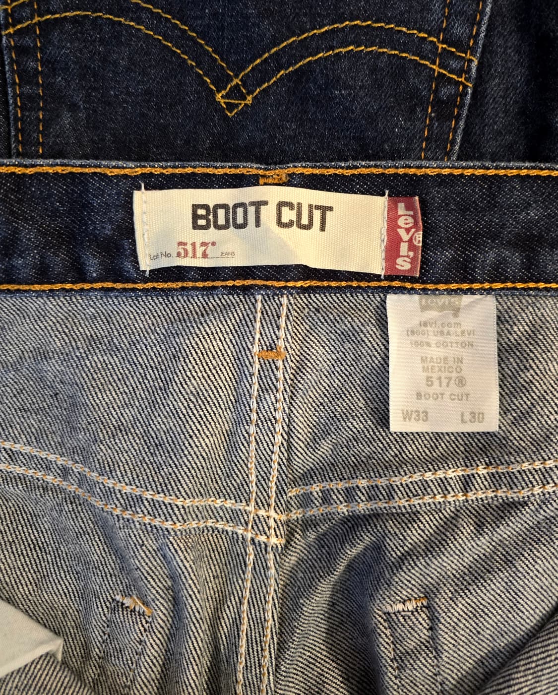 Levis 517 Mexico 인디고 (리바이스 부츠컷) 상품이미지4