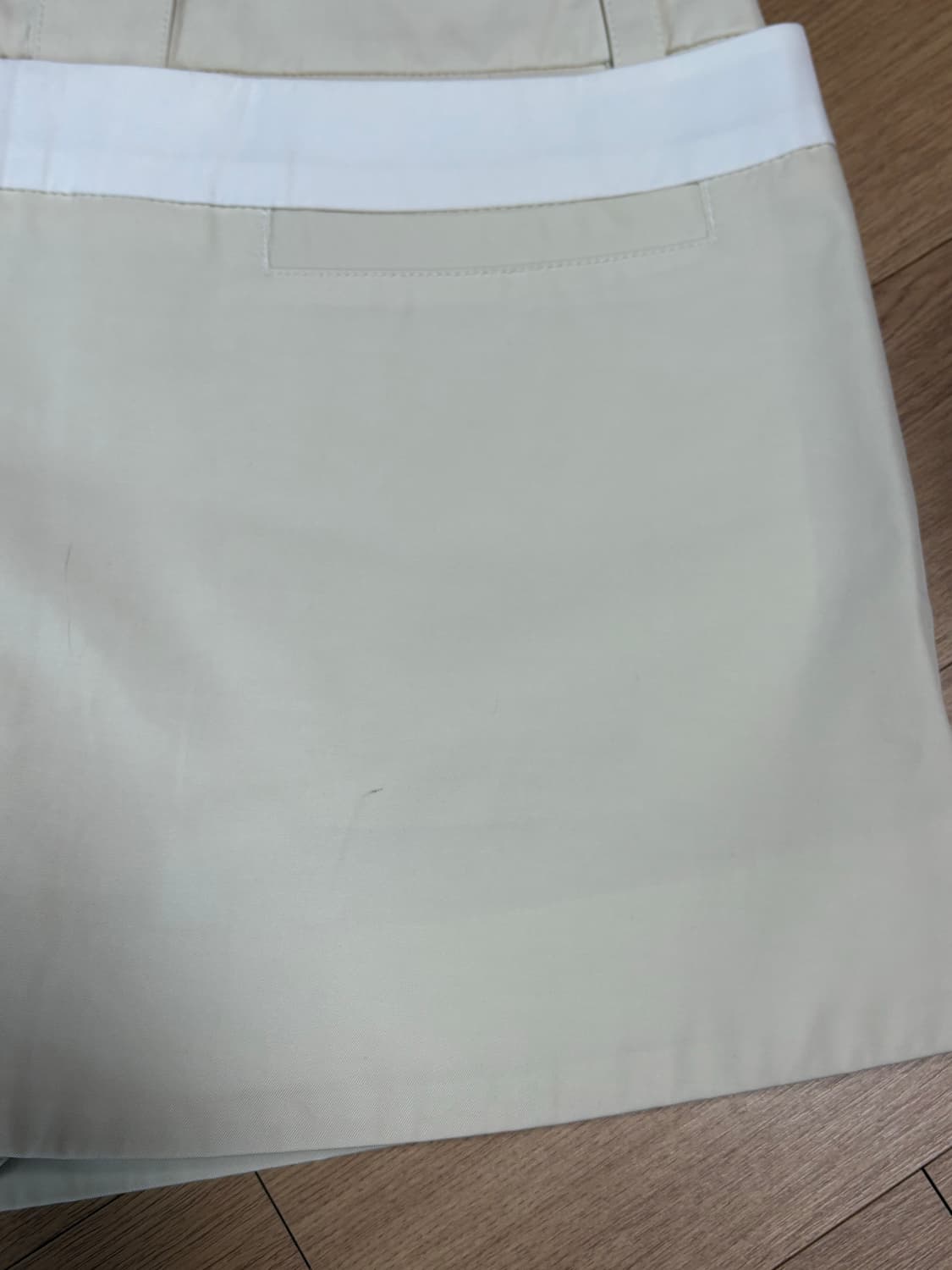 기준 kijun Wrap Shorts Ivory 랩숏 랩스커트 M사이즈 상품이미지10