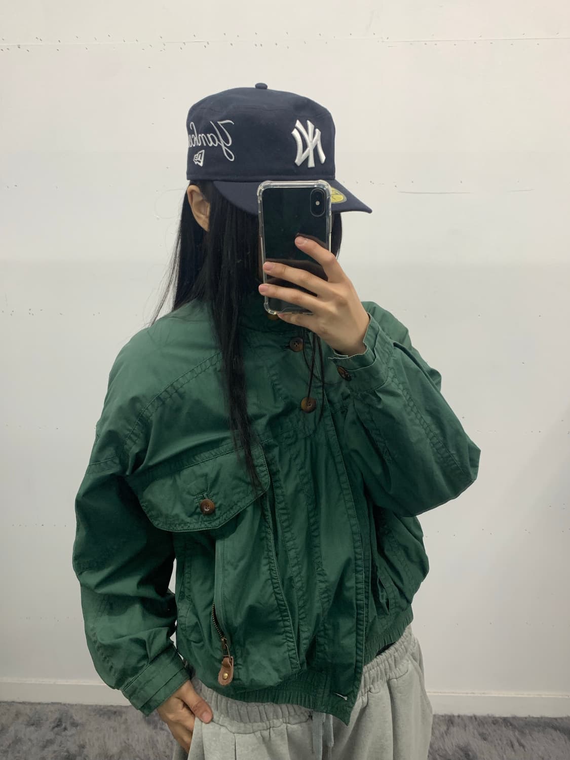 재패니즈 그린 봄버 상품이미지1