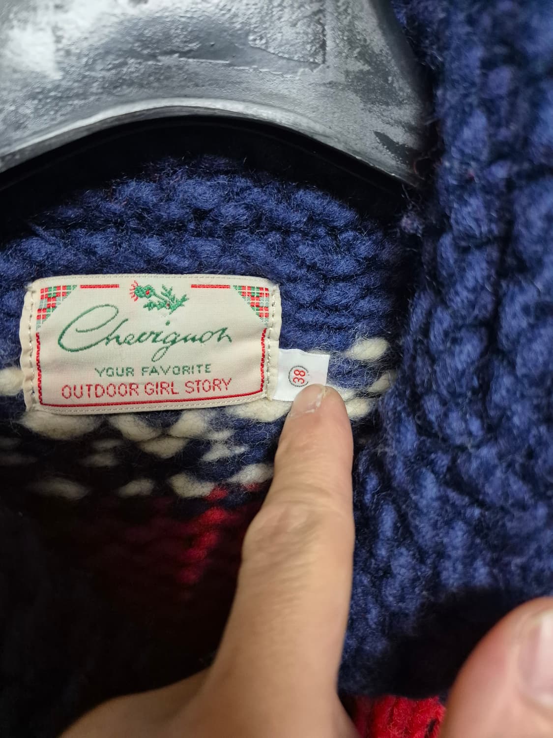 빈티지 헤비울 코위찬 상품이미지3