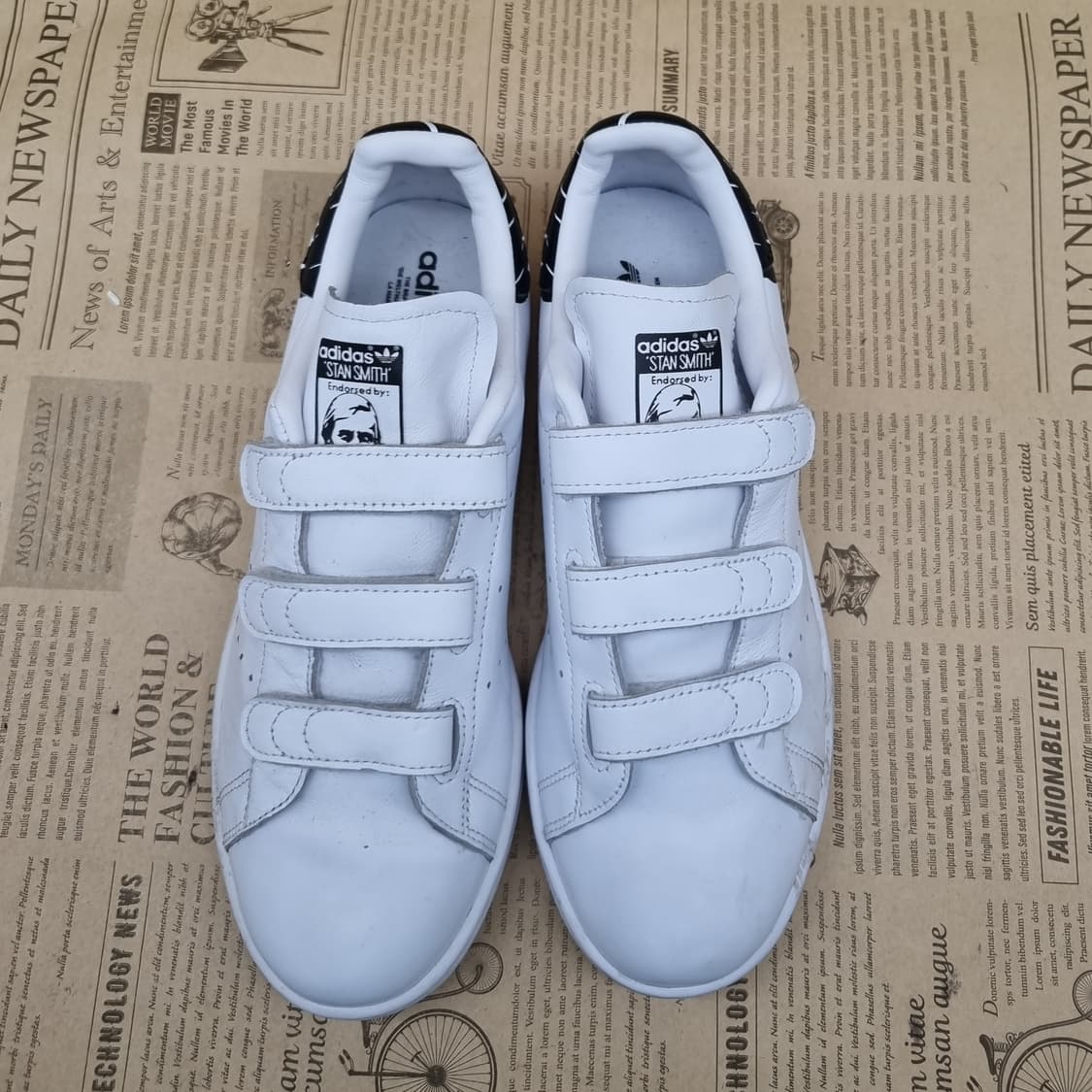아디다스 스탠스미스 벨크로 스니커즈 240 상품이미지2
