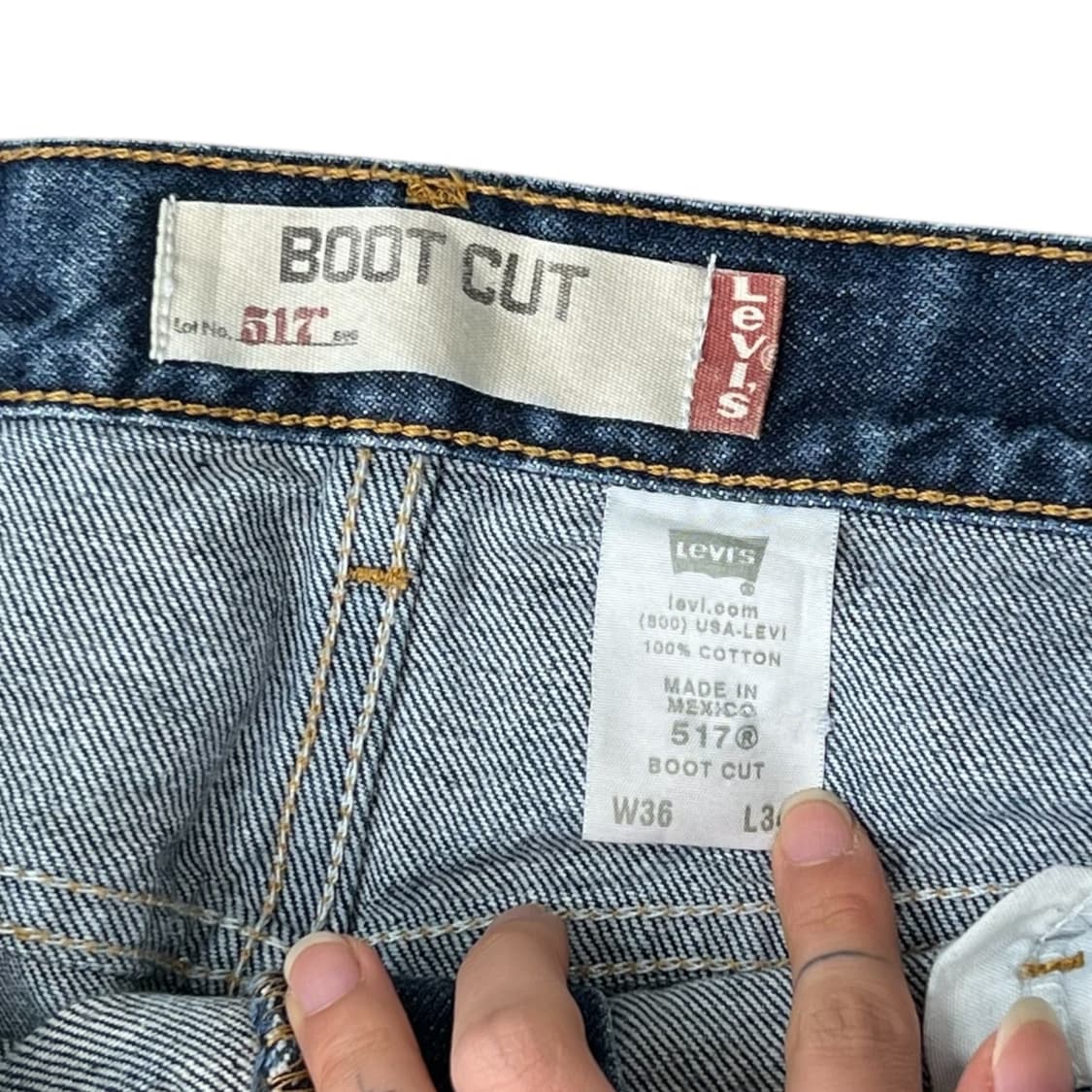 리바이스 517 데님팬츠 r1475 상품이미지6