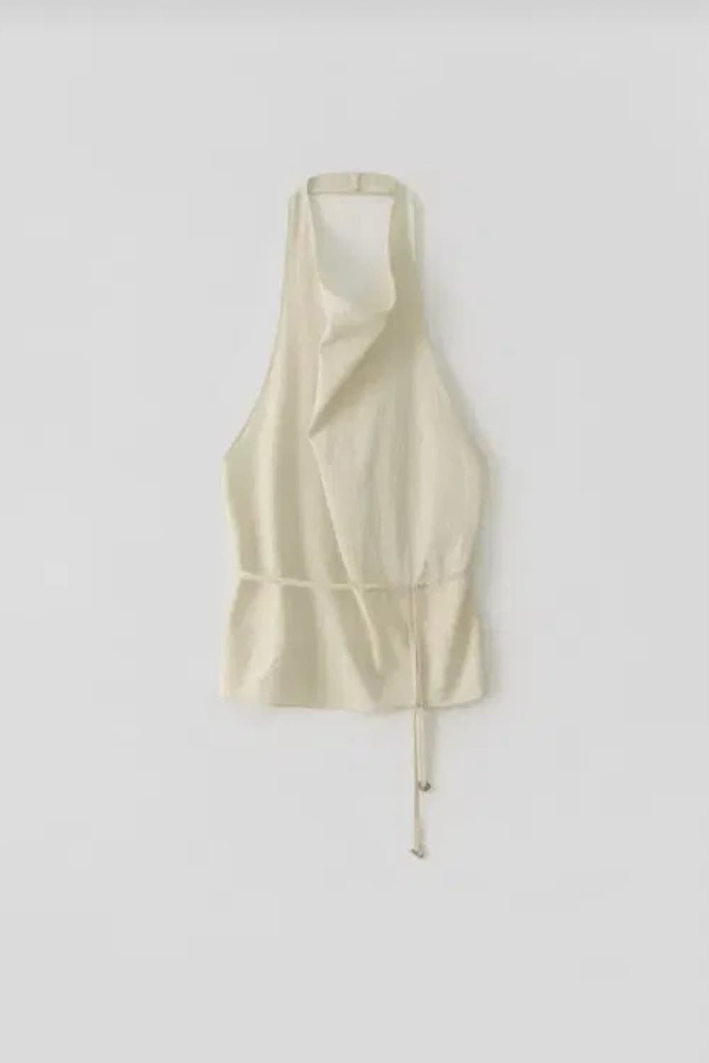 RRACE 레이스 Draped Halter Top 아이보리 상품이미지2