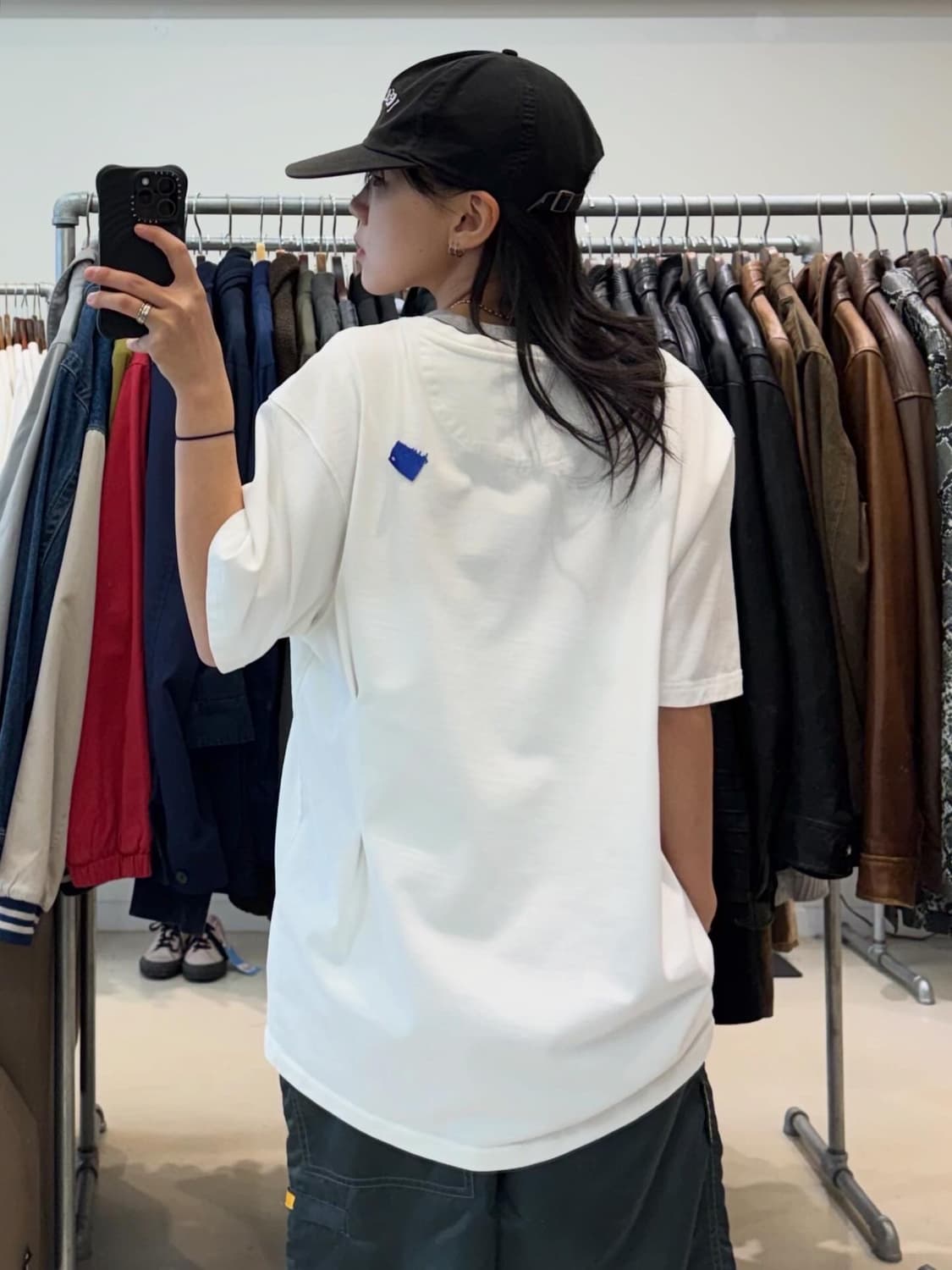 자라 x 아더에러 그래픽 티셔츠 스크래치 화이트 상품이미지9