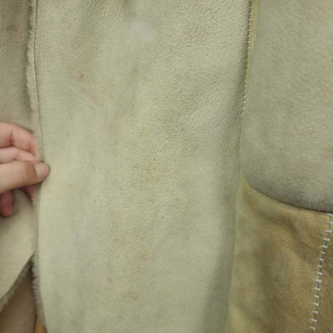 [어그] 리얼 쉽스킨 양가죽 양모 무스탕 더플 롱 코트 M17729 상품이미지10