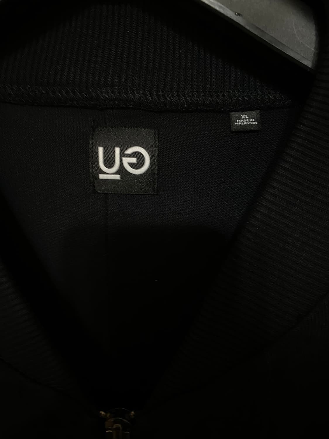 [XL] GU 언더커버 UG 립 블루종 Ma-1 봄버 자켓 블랙 상품이미지3