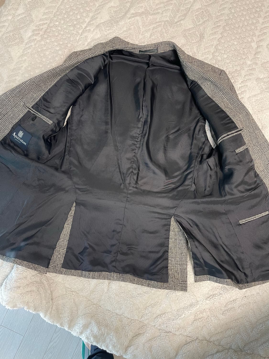 아쿠아스큐텀 런던 글렌체크 자켓 103 상품이미지6