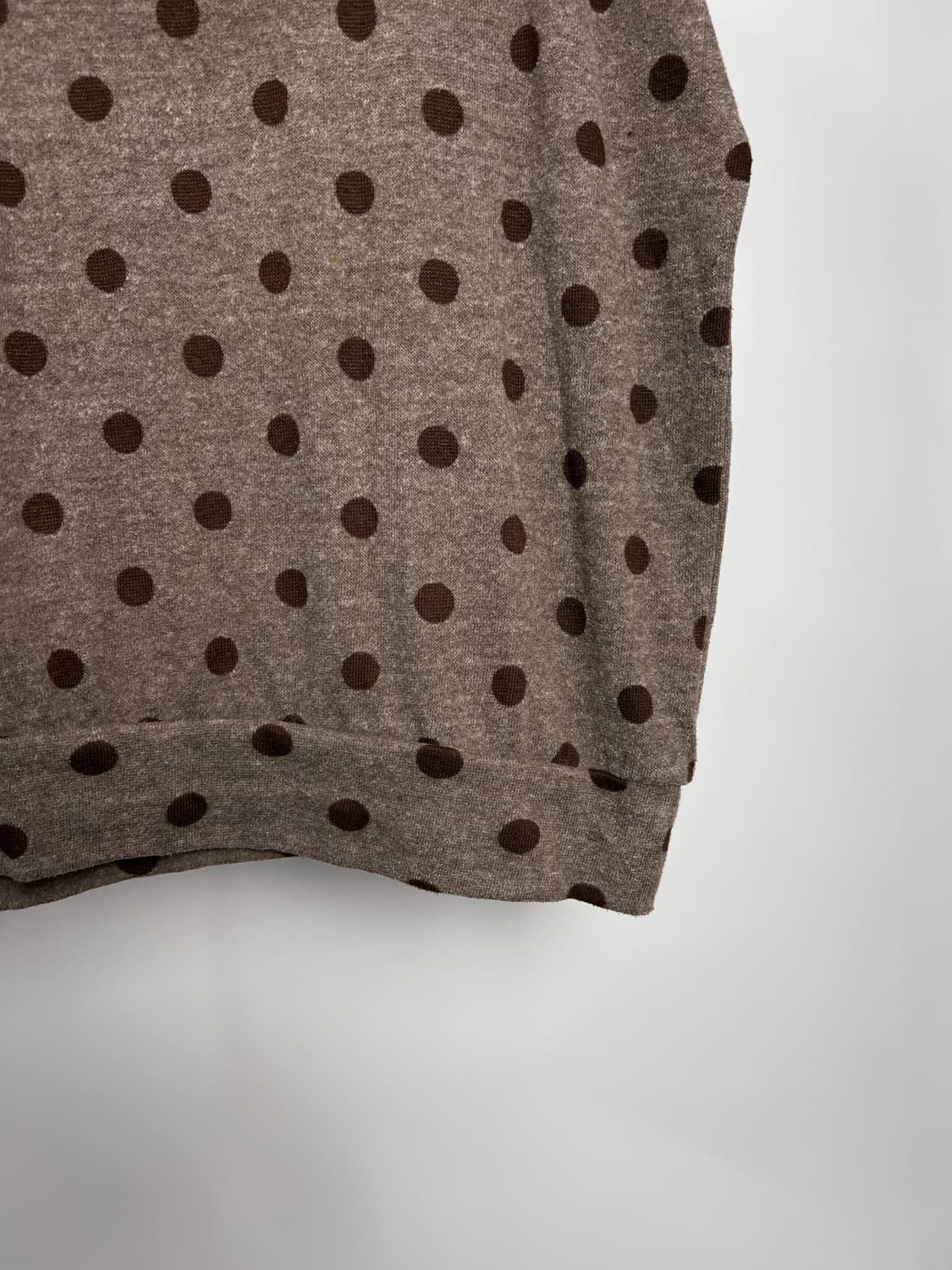 PINK ADOBE 도트 반팔 니트 상품이미지4