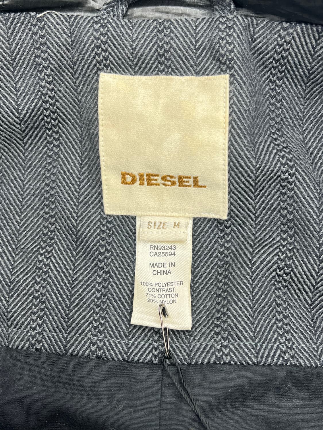 디젤 후드 롱 필드자켓 상품이미지4