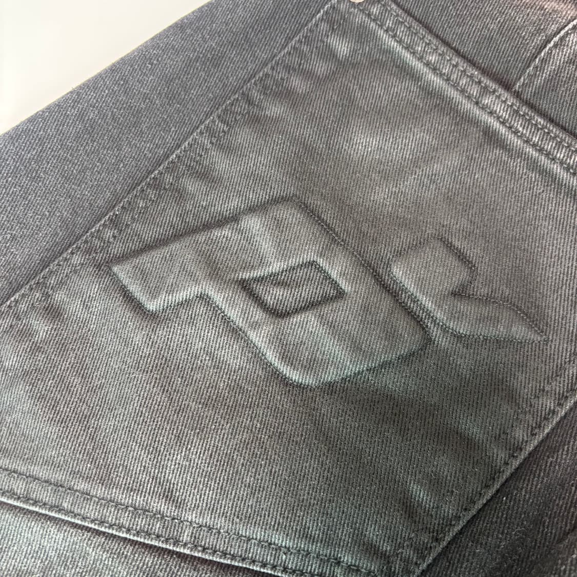 [Matin Kim] 마틴킴 로고 자수 와이드 워싱 데님 팬츠 상품이미지7