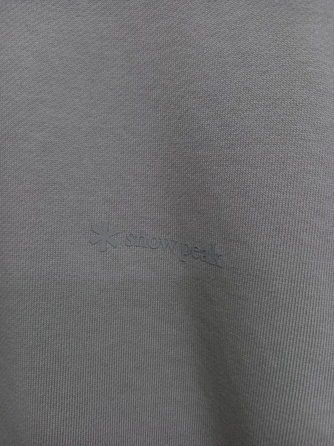 스노우피크 남성 춘추 민트그레이 맨투맨 M 슬림 L 상품이미지6