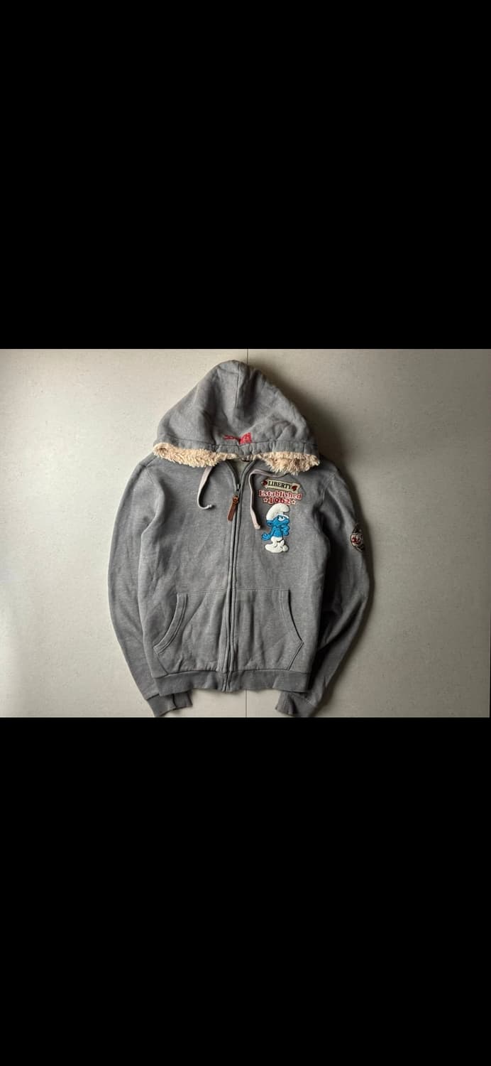 스머프 후드 집업 상품이미지1