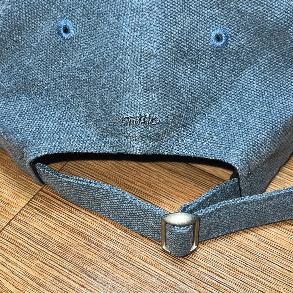 밀로우먼 페이디드 피그먼트 캠프 캡 [빈티지 블루] 상품이미지4