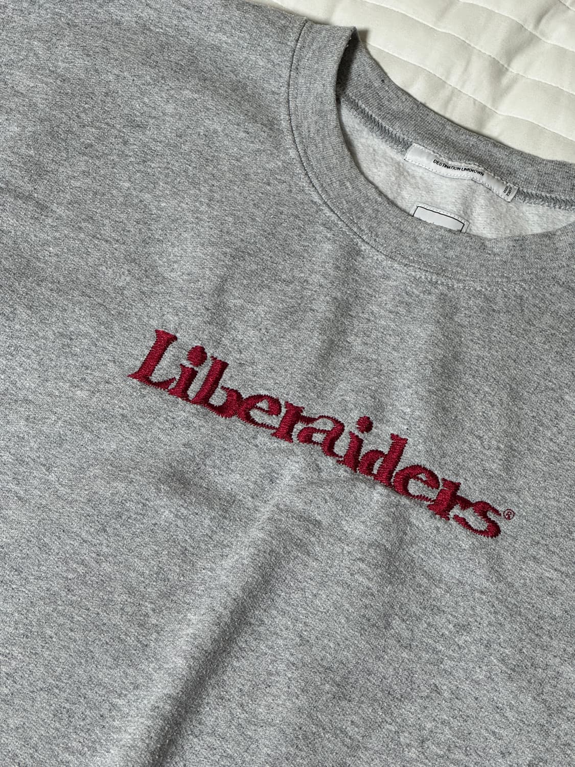 [XL] 리버레이더스 맨투맨 그레이 상품이미지3