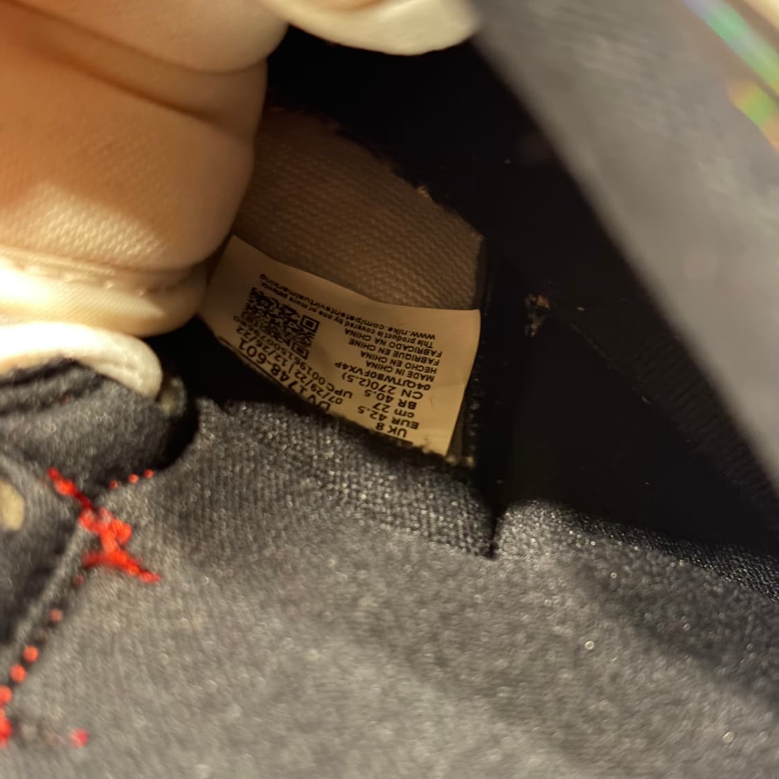 [270] 나이키 에어 조던 1 스파이더맨 하이 OG 레드 상품이미지8