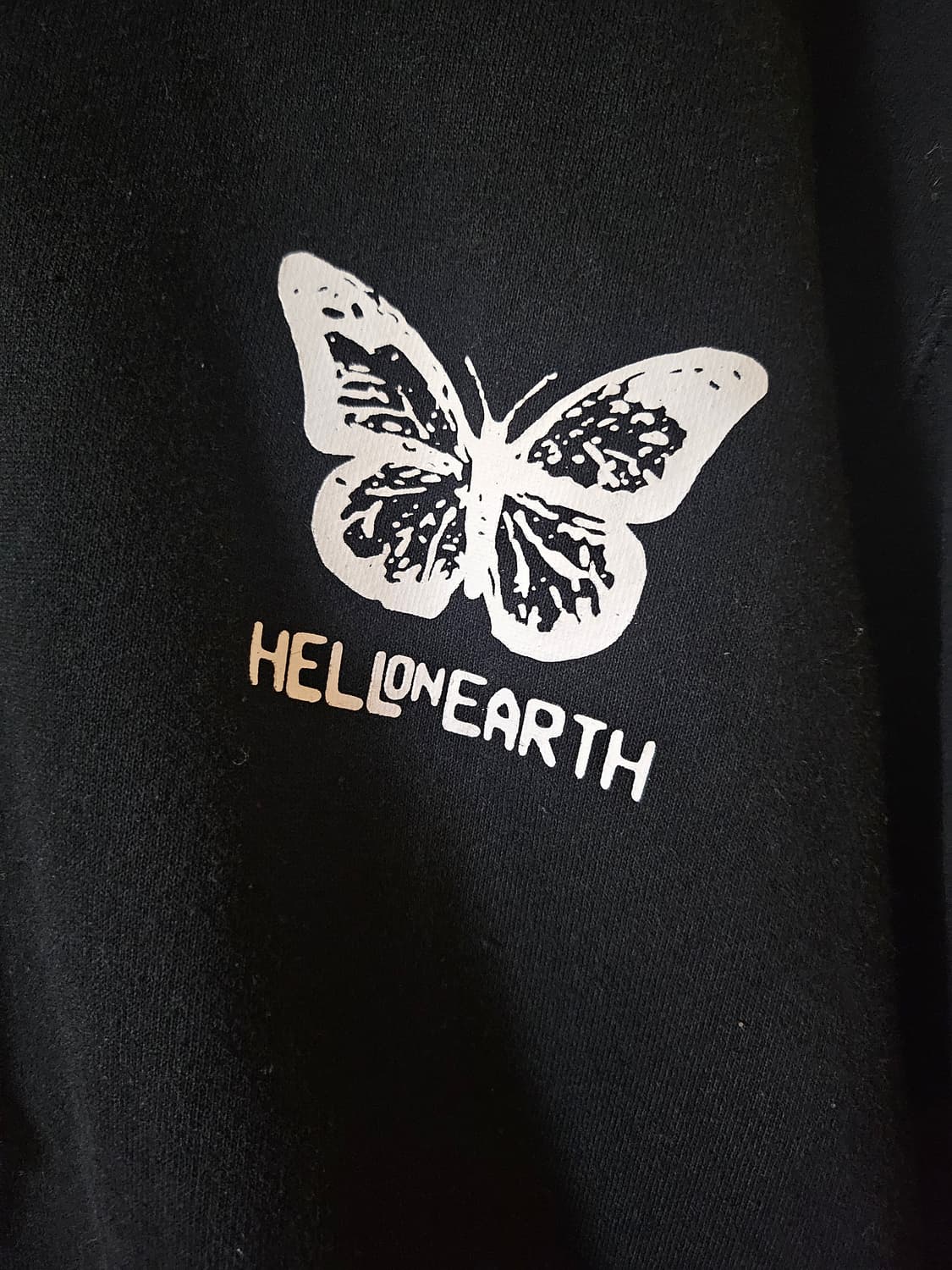 OBEY 버터플라이 오버핏 후드 블랙 L 상품이미지3