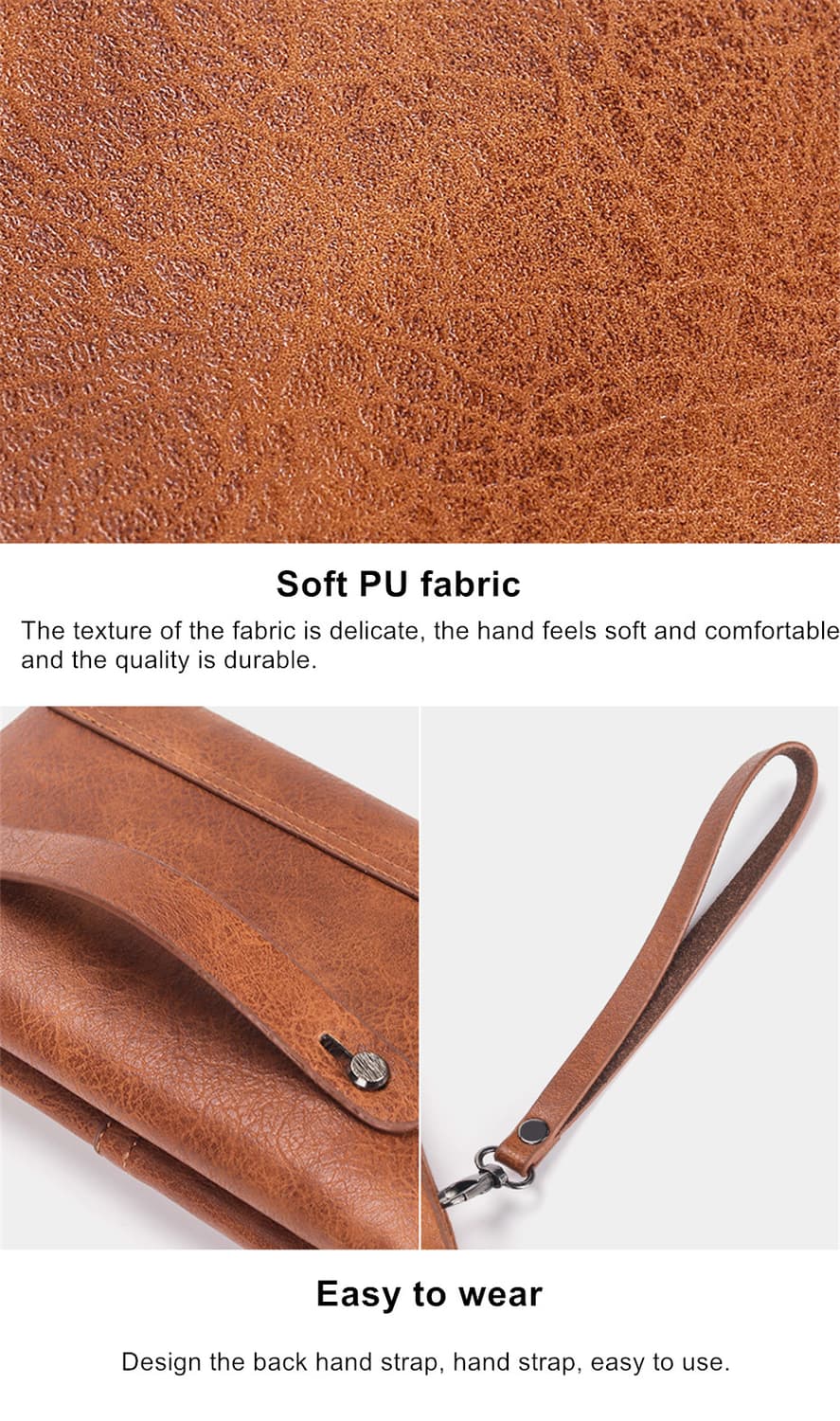 남성 지갑 클러치 파우치 핸드백 상품이미지8