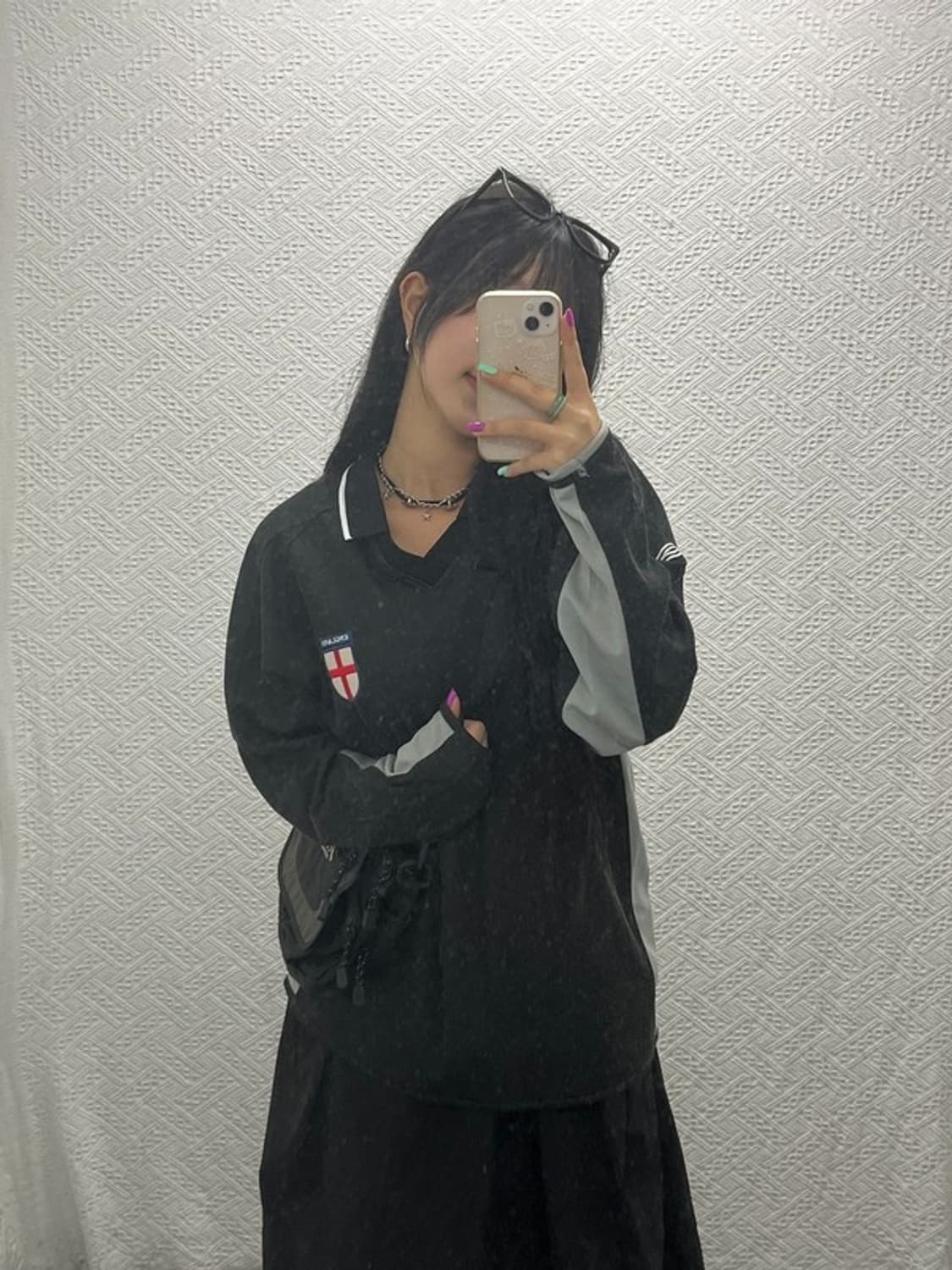 엄브로 블록코어 잉글래드 축구 카라 롱슬리브 105 C06799 상품이미지1