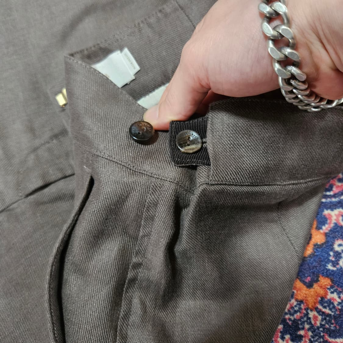 아뇨나(AGNONA) in Italy 21FW 레귤러 테이퍼드 팬츠 상품이미지5