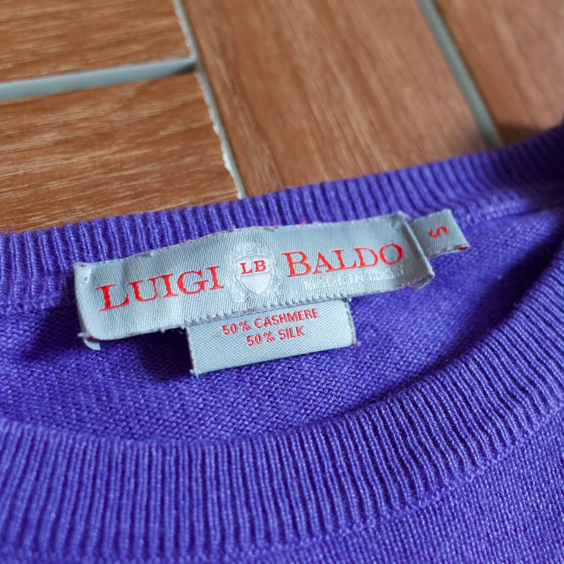 Luigi Baldo cashmere silk knit sweater 상품이미지6