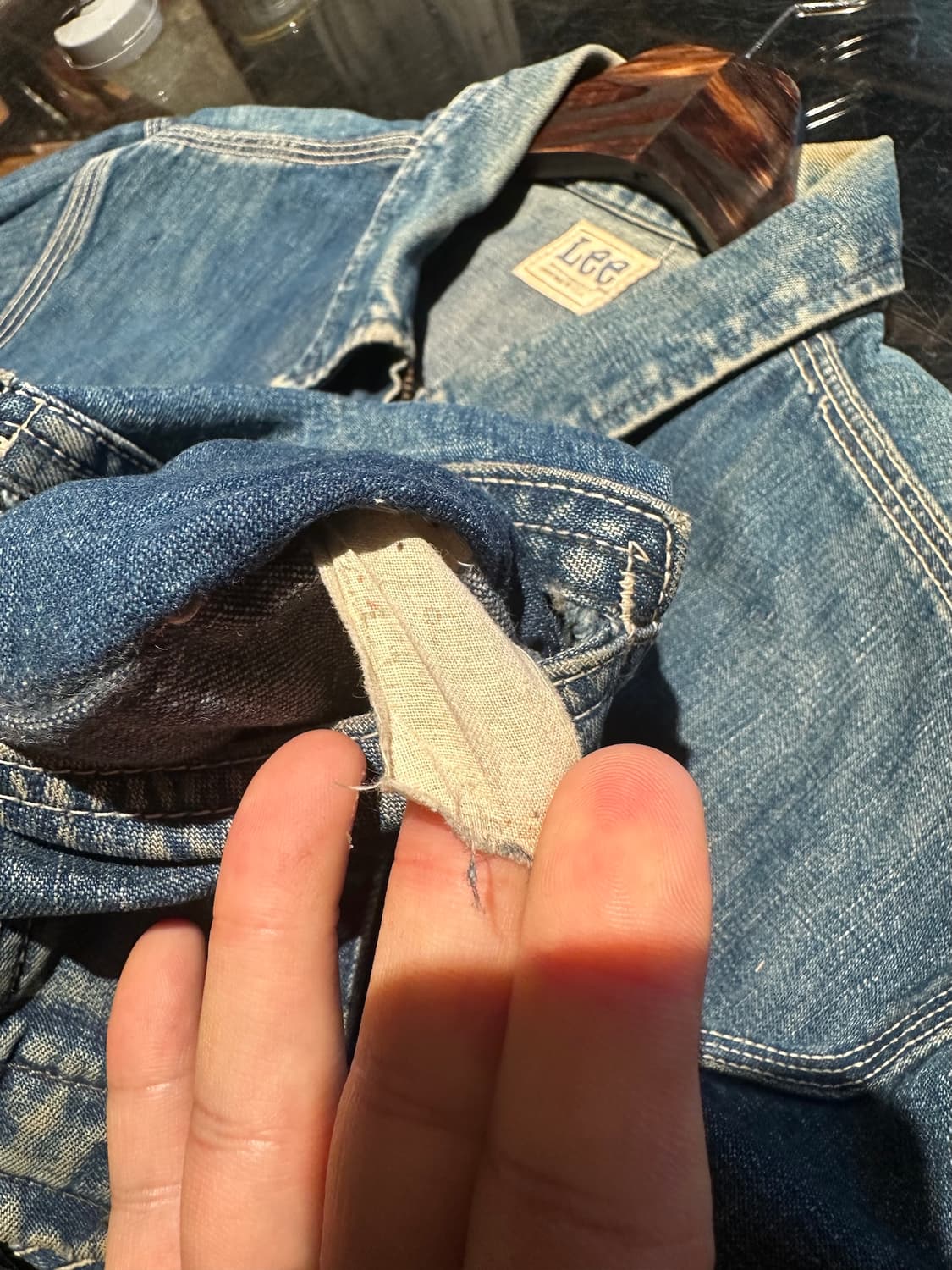 70s USA LEE 91-B Denim Work Jacket 상품이미지9