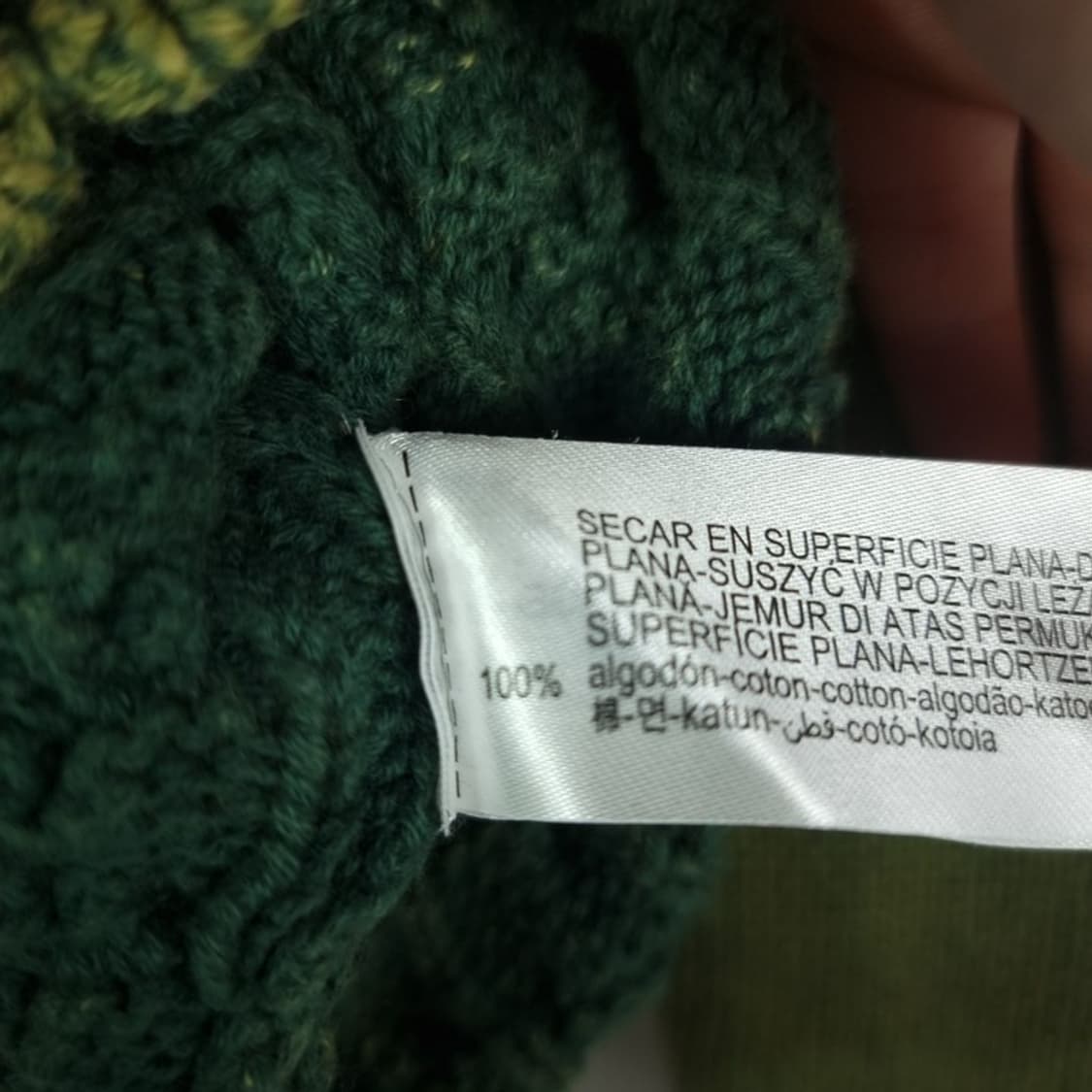 [자라] 빈티지 가공 워시드 크롭 브이넥 니트 가디건 M18742 상품이미지8