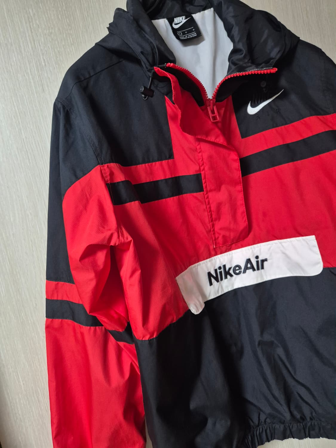 나이키 에어 우븐 아노락 후드 점퍼 라지 상품이미지4
