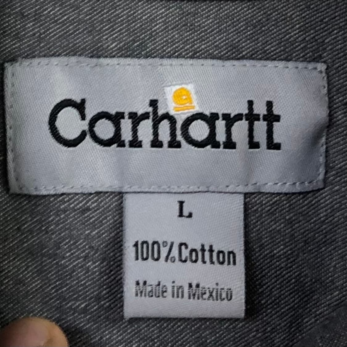 XL 칼하트 데님 셔츠 상품이미지3
