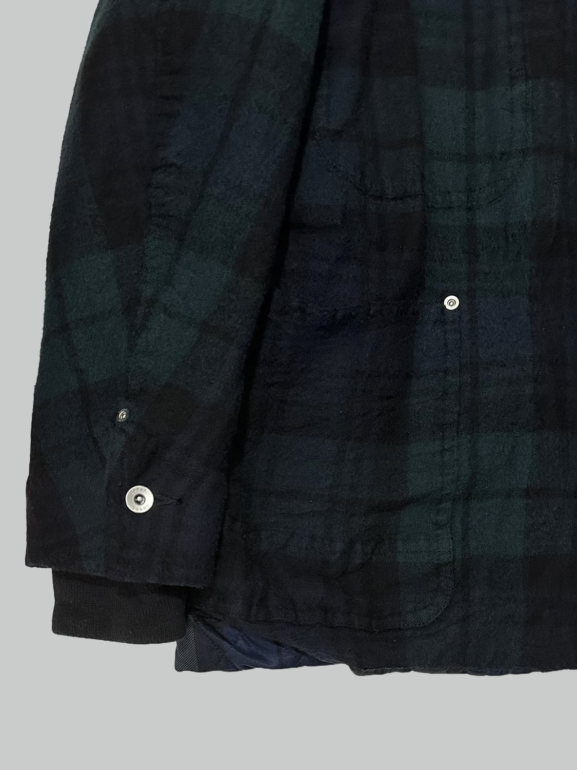 사카이 리버시블 축융 울 자켓 상품이미지7