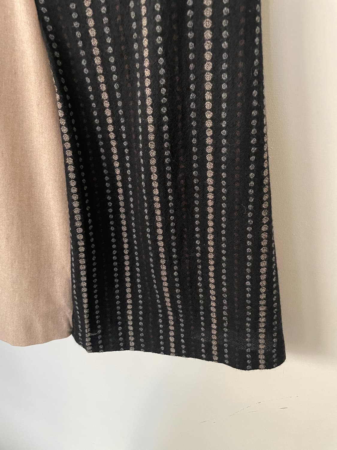 vintage dot pattern flare wool skirt 상품이미지4