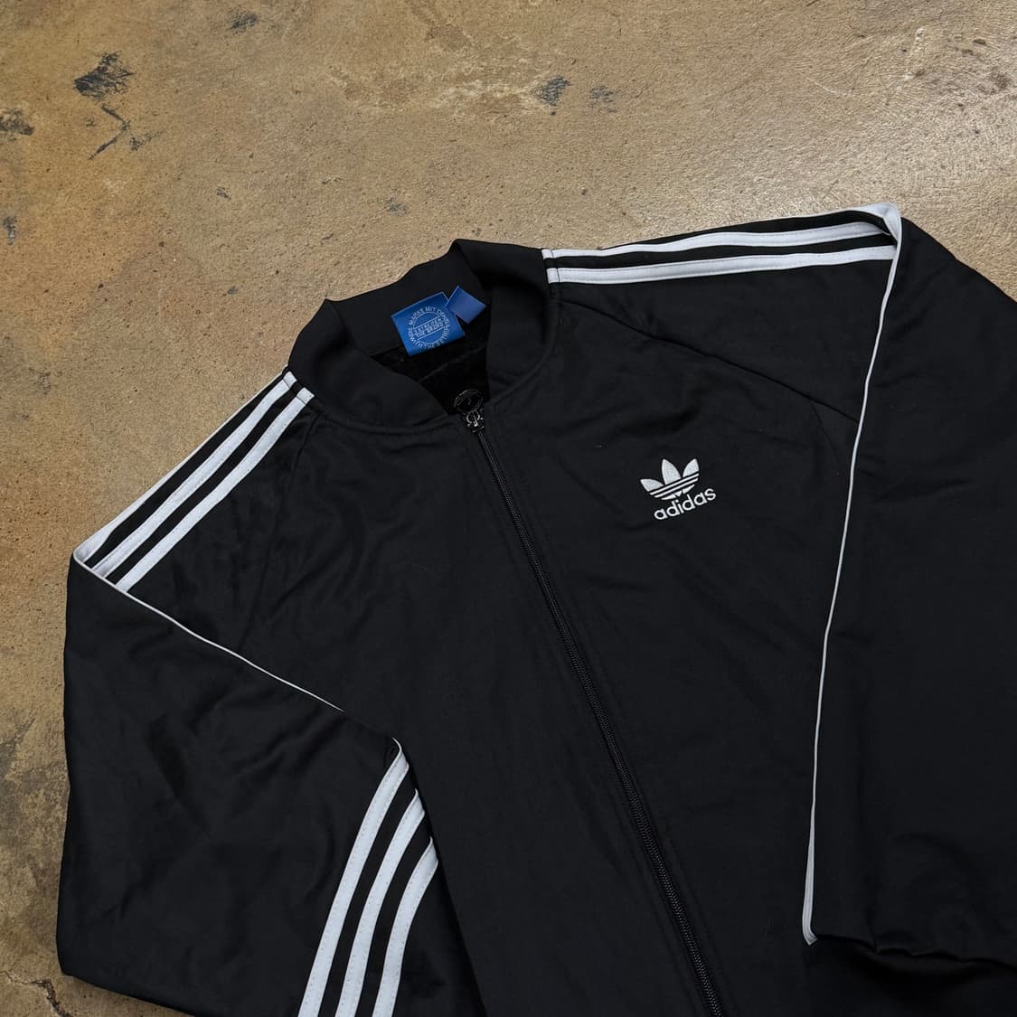 [정품/L] 아디다스 블랙 삼선 트랙탑 자켓 져지 b16 상품이미지1
