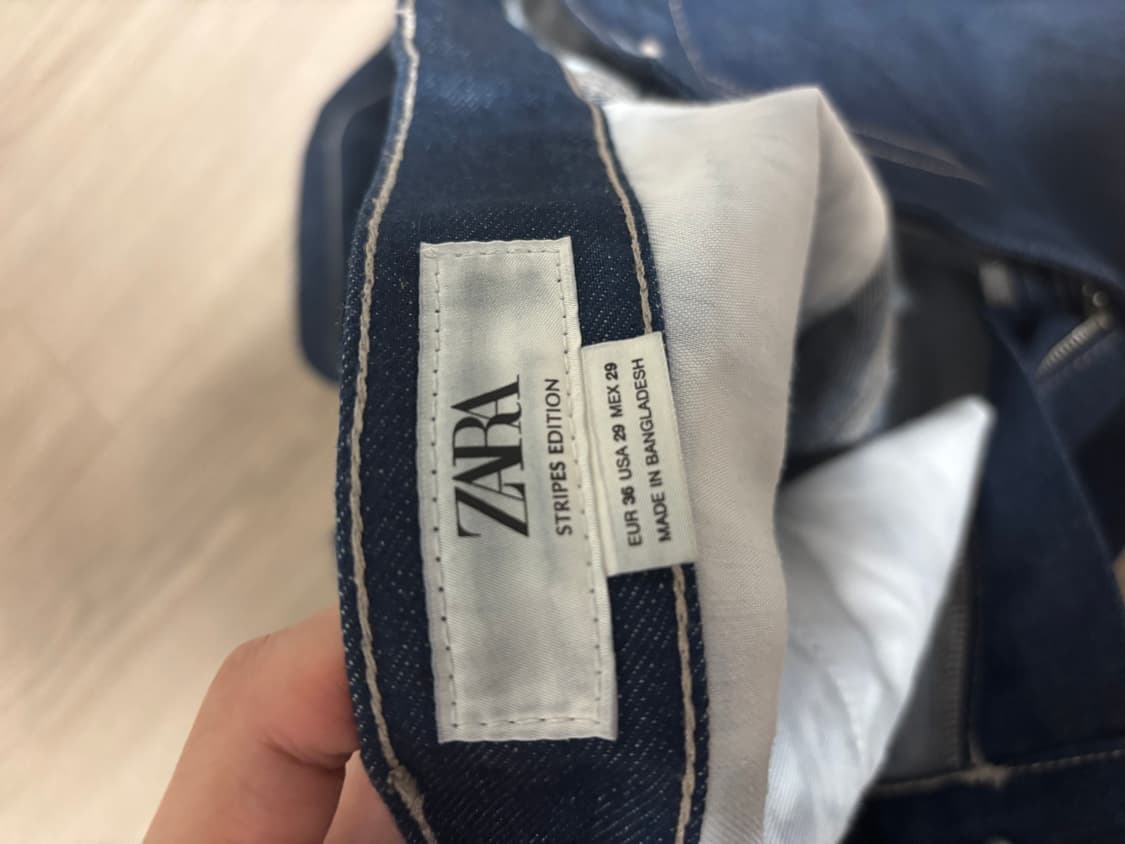 [29] 자라 인디고 버뮤다 데님 상품이미지3