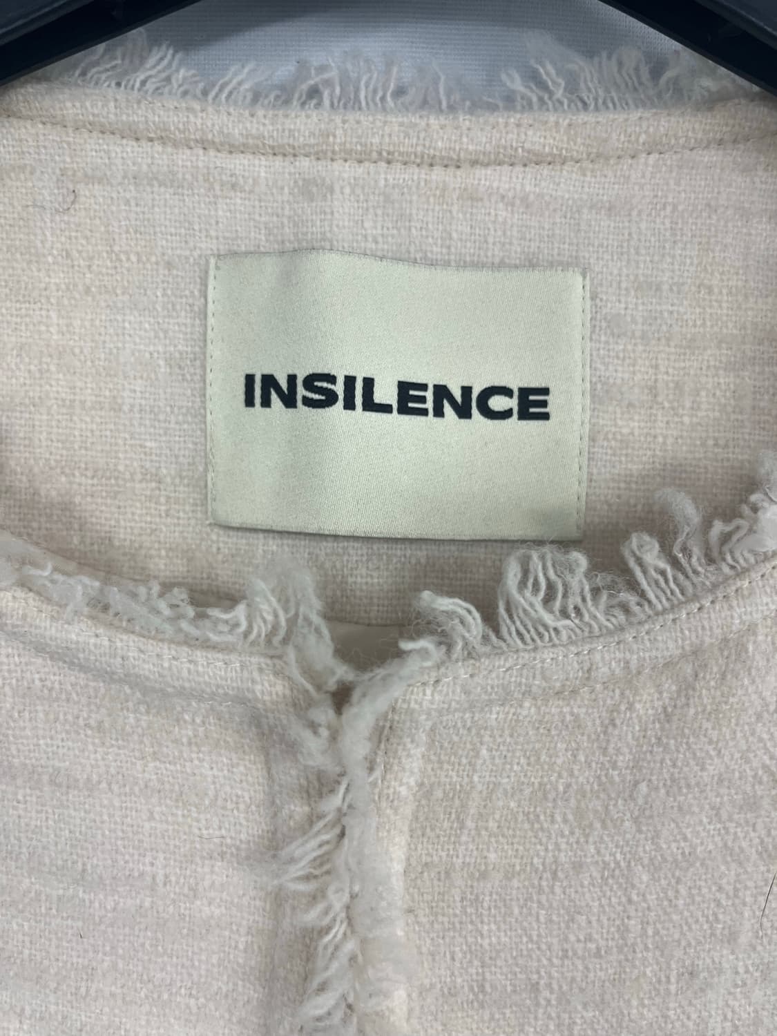 인사일런스 트위드 자켓 여성 오버사이즈 M 상품이미지3