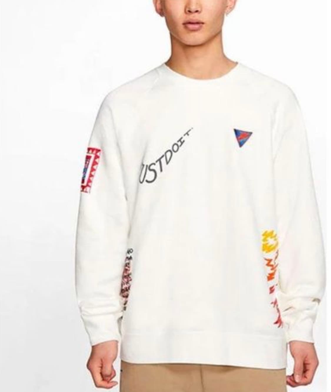 (XXL) 나이키 패턴 스웻셔츠 NSW 맨투맨 셔츠 상품이미지1