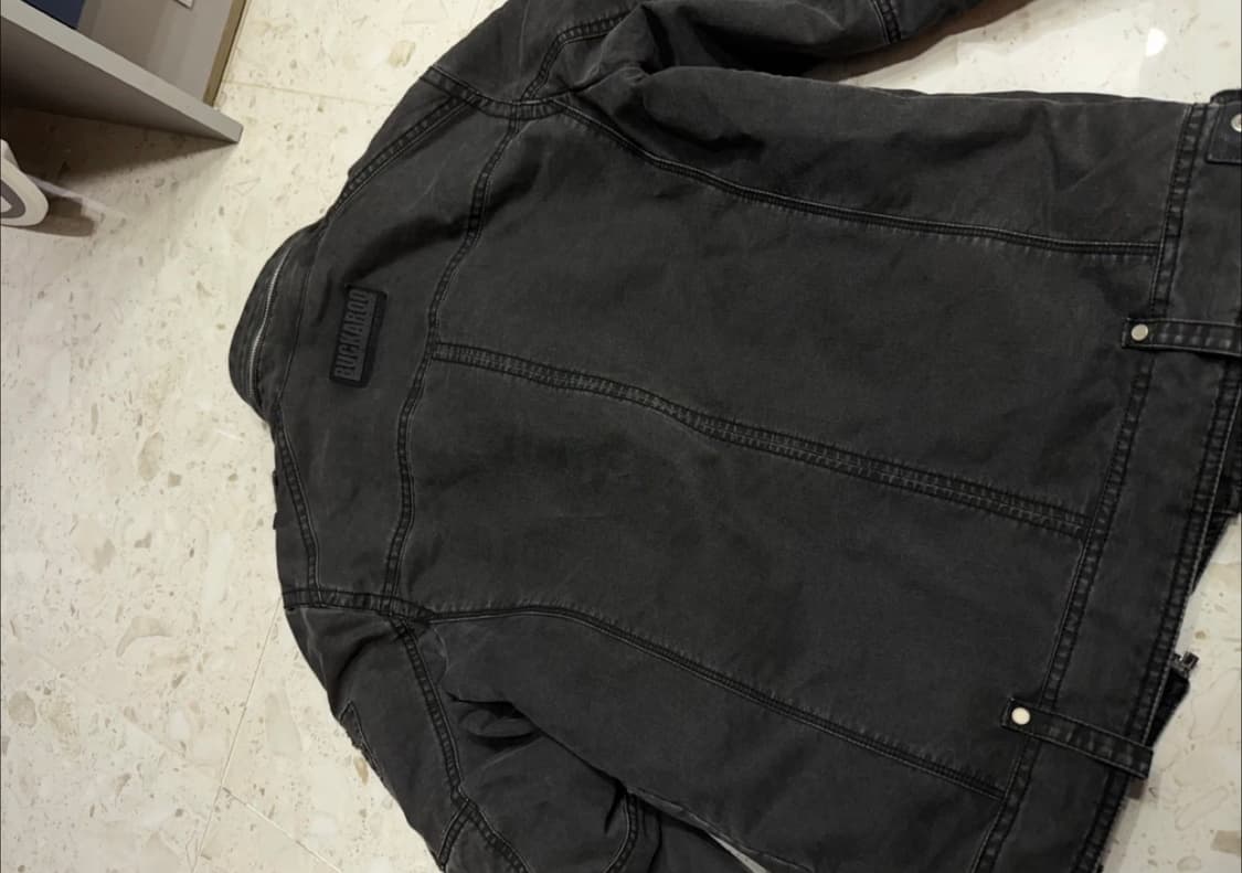 버커루(BUCKAROO) 블랙 워싱 자켓 상품이미지6