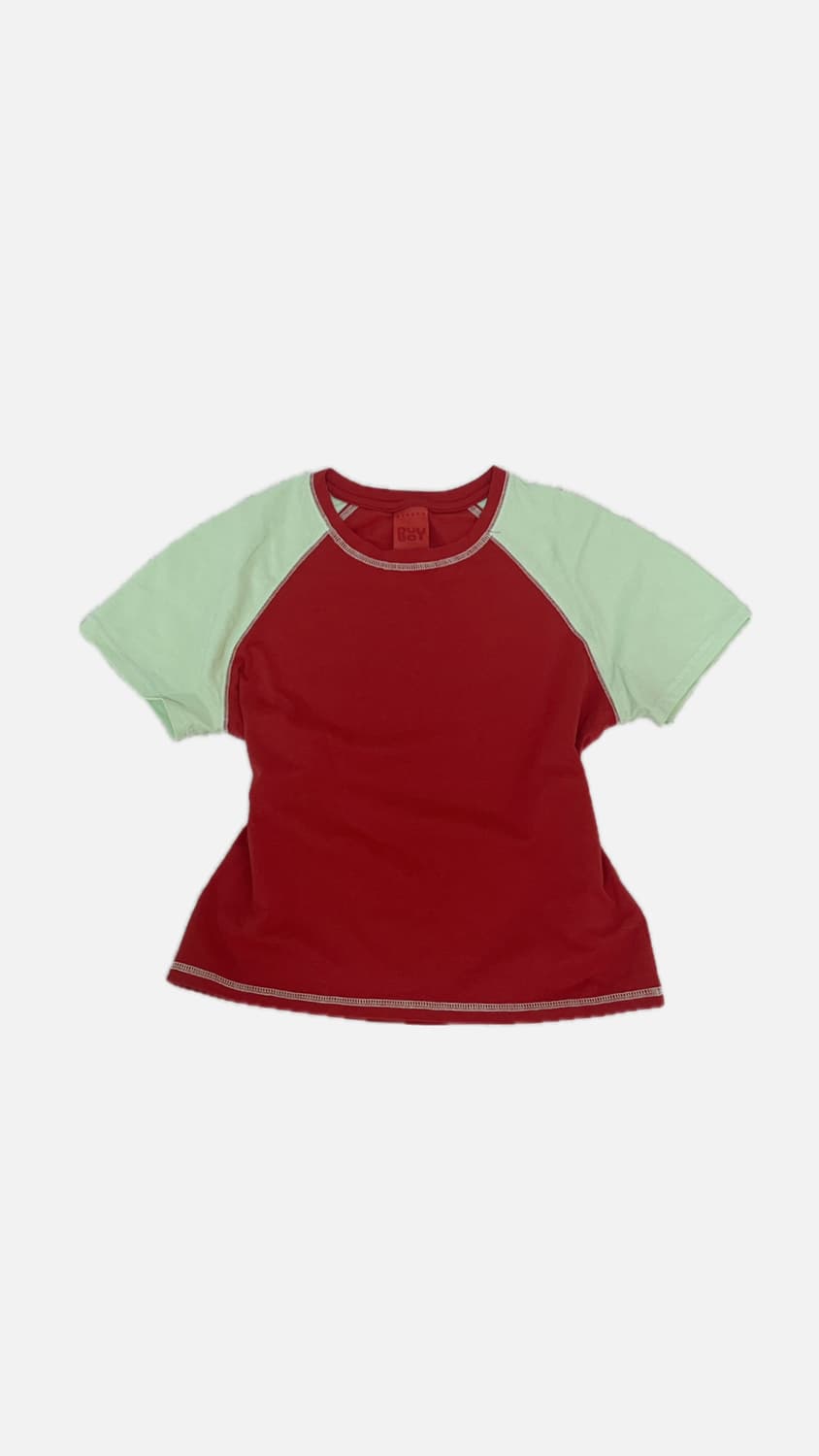 부오이 레드 트로피컬 반팔 BUOY 상품이미지1