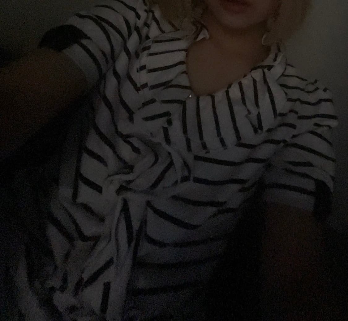 빈티지 스트라이프 리본 셔츠 상품이미지3