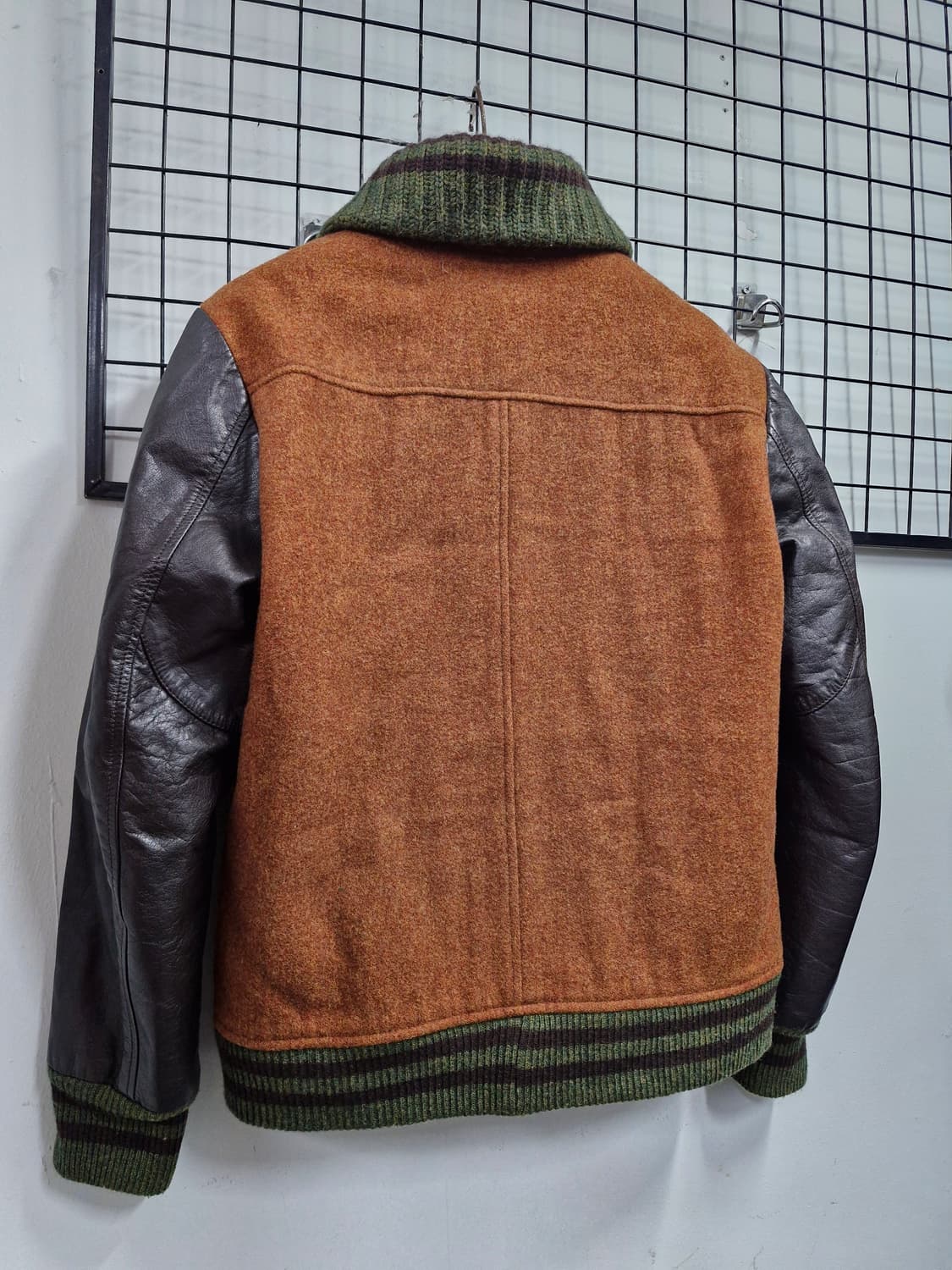 100L 커스텀멜로우(코오롱) 모 혼방 소가죽 자켓. 상품이미지7