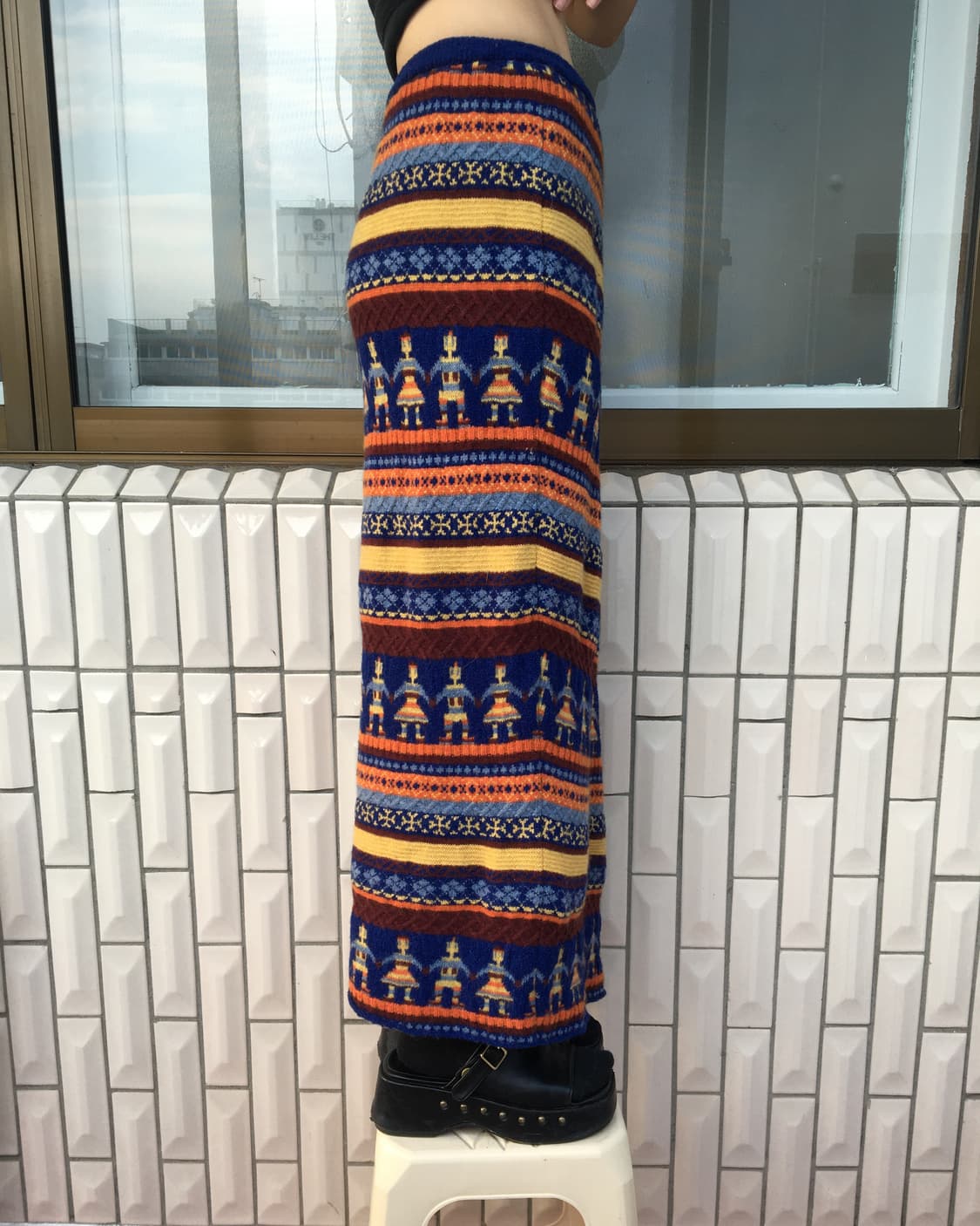 Hai nordic pattern knit skirt 상품이미지7