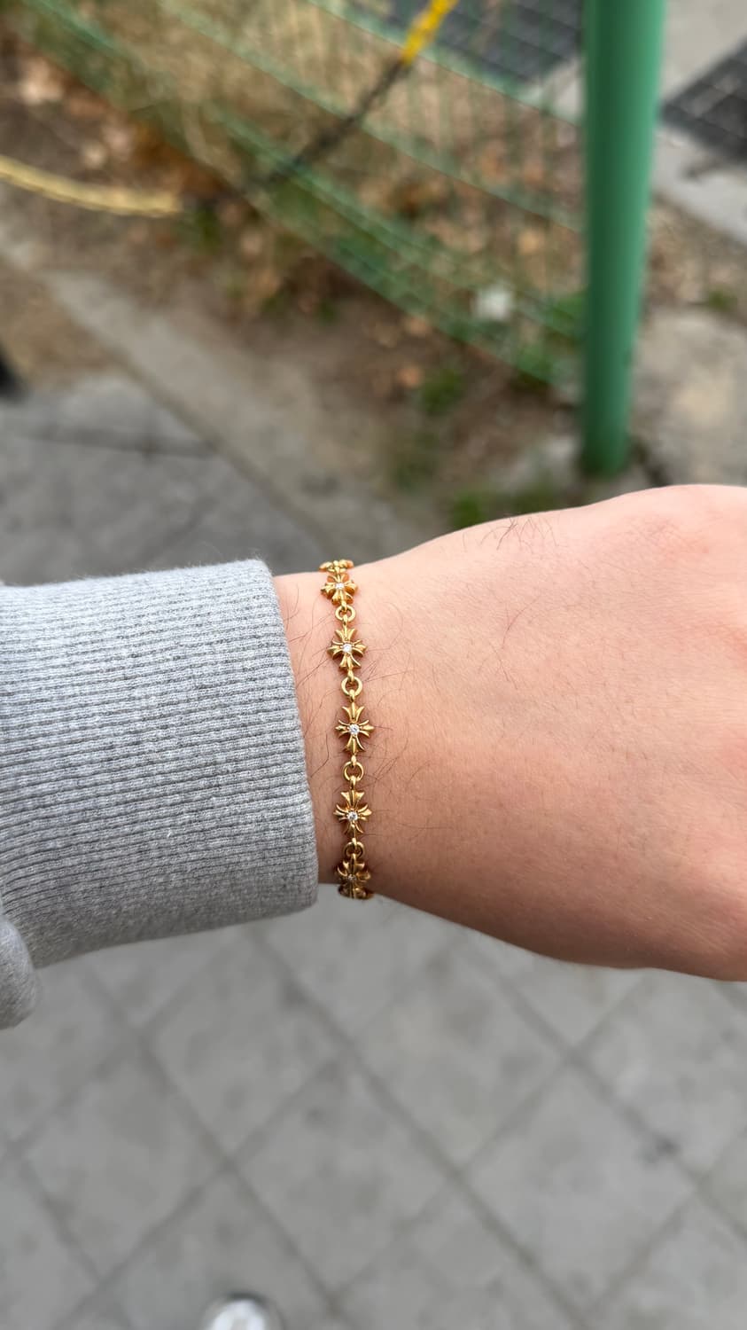 크롬하츠 타이니 22k 풀파베 13링크 팔찌 판매합니다 상품이미지1