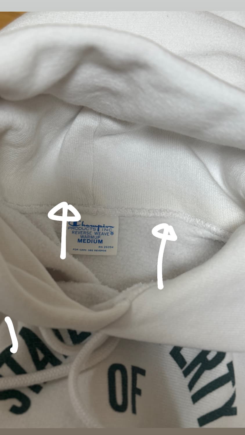 빈티지 챔피온 후드티(M) 상품이미지6
