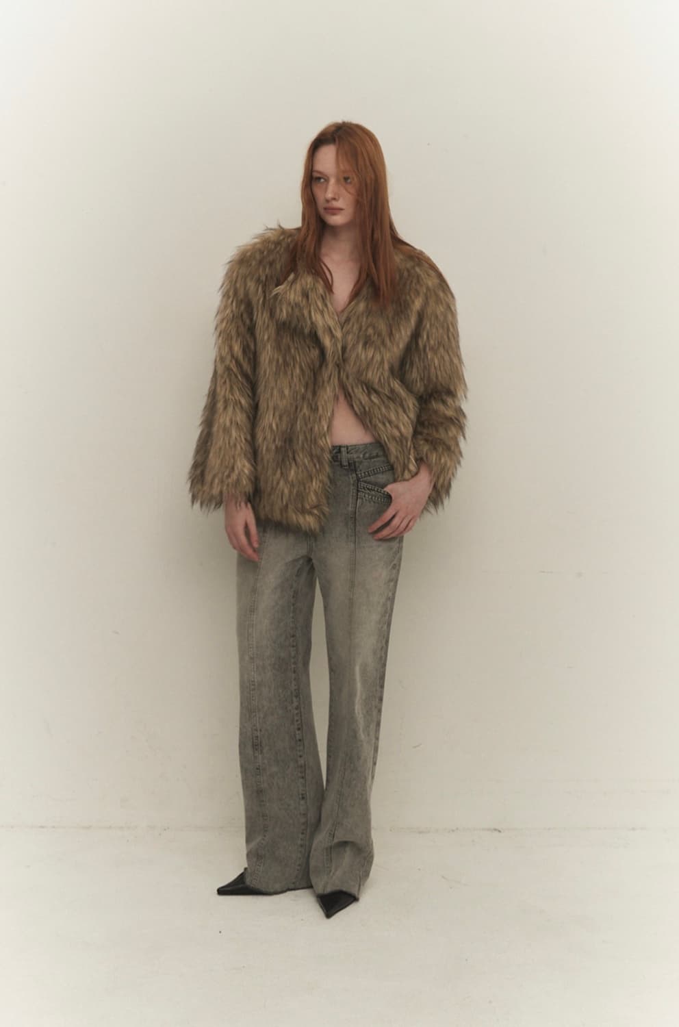 도드 dode 퍼자켓 EMMA FAUX FUR JACKET 상품이미지2