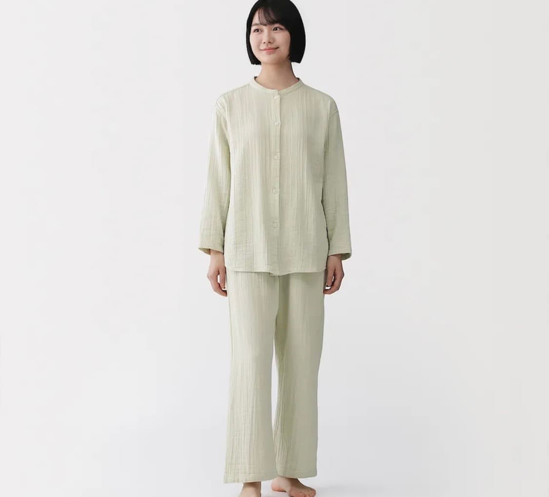 <새상품>무인양품 가제 긴소매 파자마 잠옷 상품이미지3