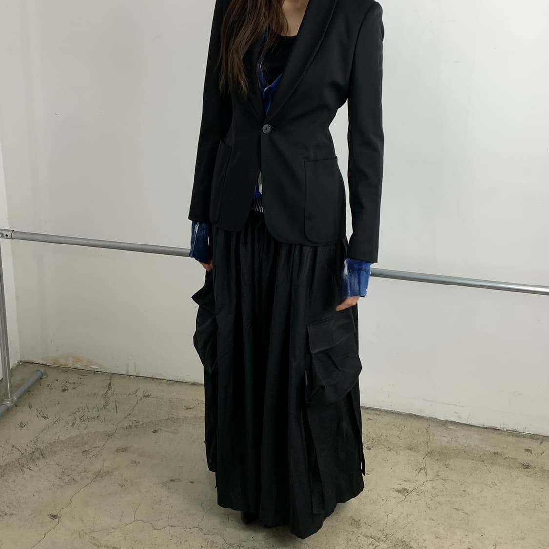 노 아이디 블랙 2-Way 스커트 팬츠 상품이미지7