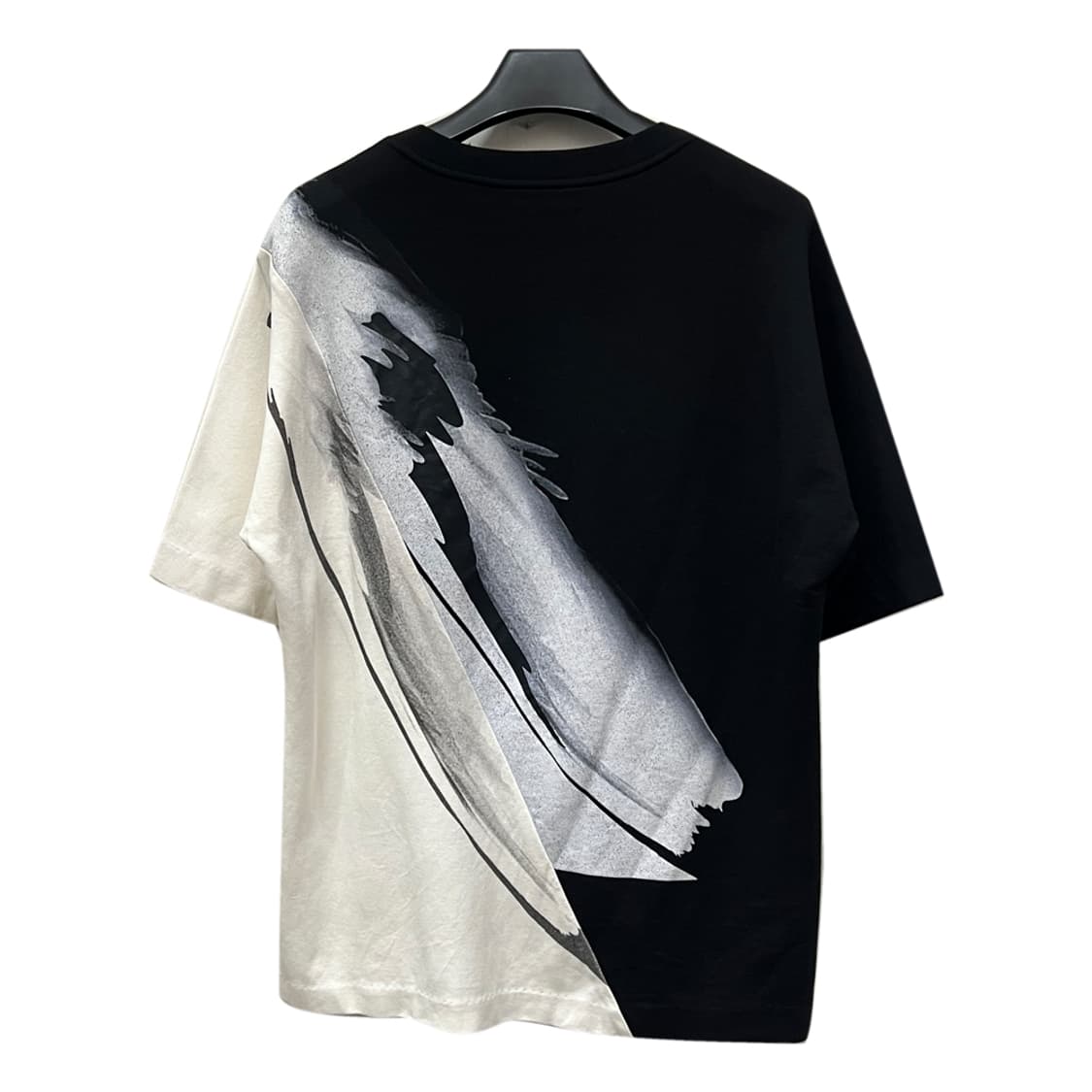 시스템옴므 컬러 배색 프린팅 반팔티 100 상품이미지2