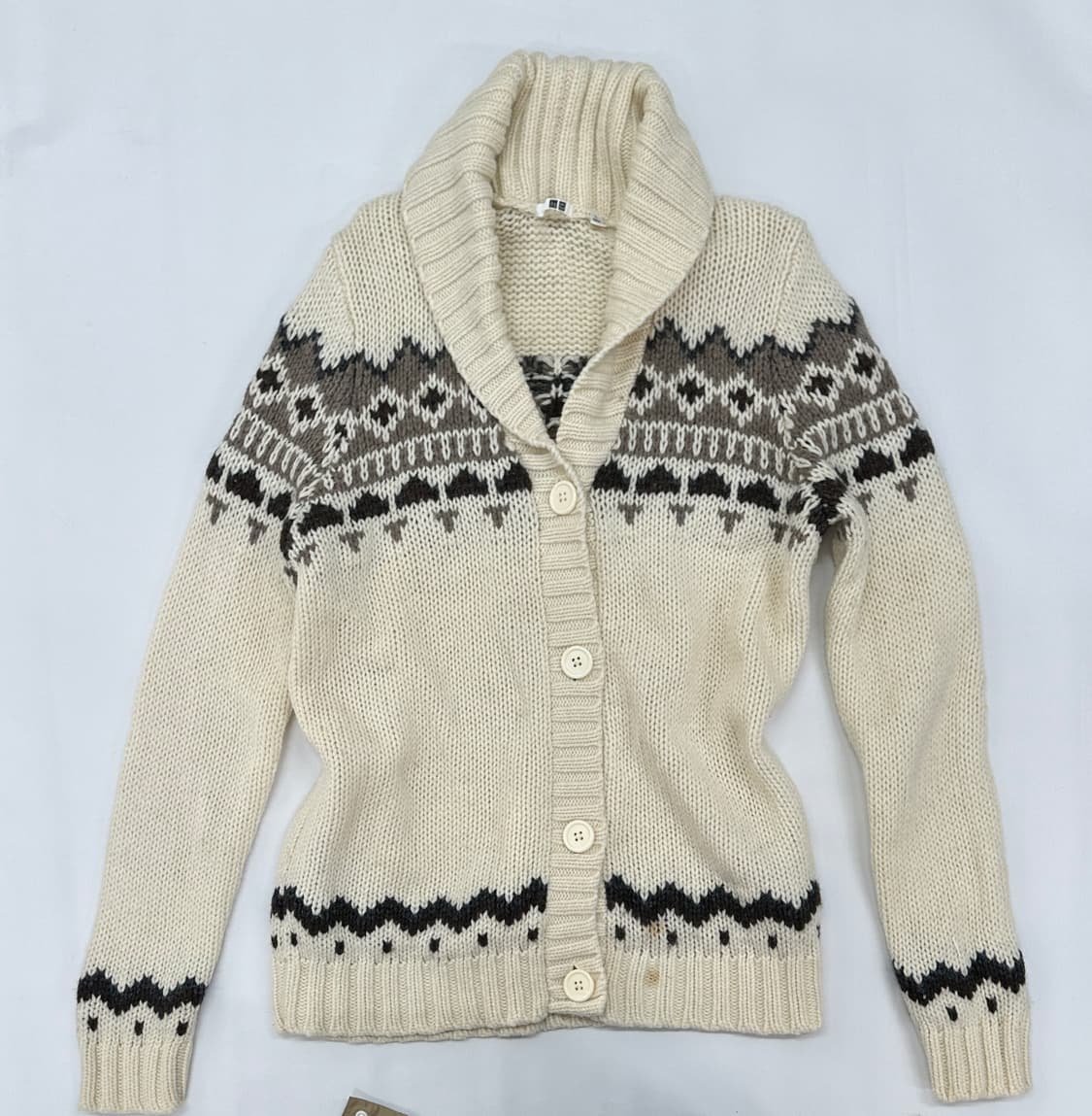 [아야마켓] 겨울 눈꽃 가디건 재팬 유니클로 그런지 히피 에스닉 상품이미지3