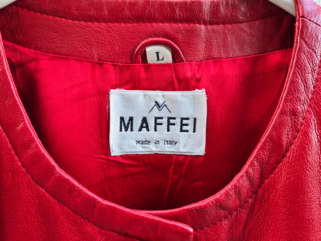 빈티지 램스레더 자켓 이태리 메이드 상품이미지4