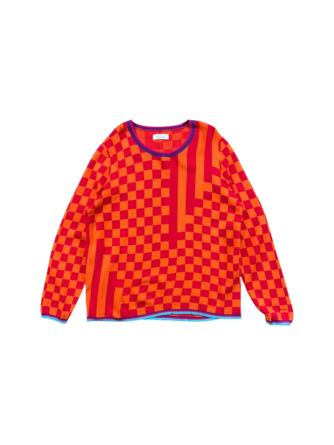 Kansai yamamoto 체크 패턴 니트  상품이미지1